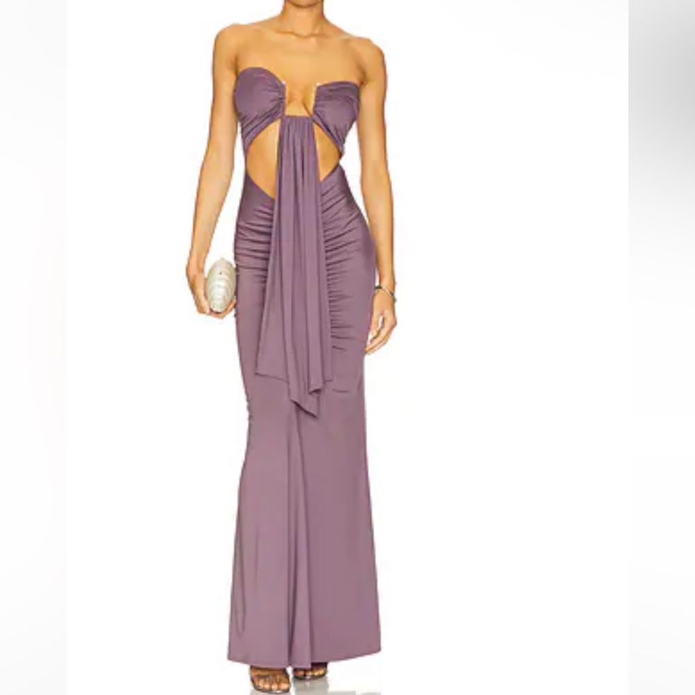 Super down Rosy Maxi Dress Purple/Mauve